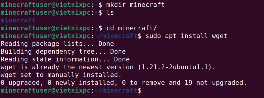 Cài wget để tải file từ website