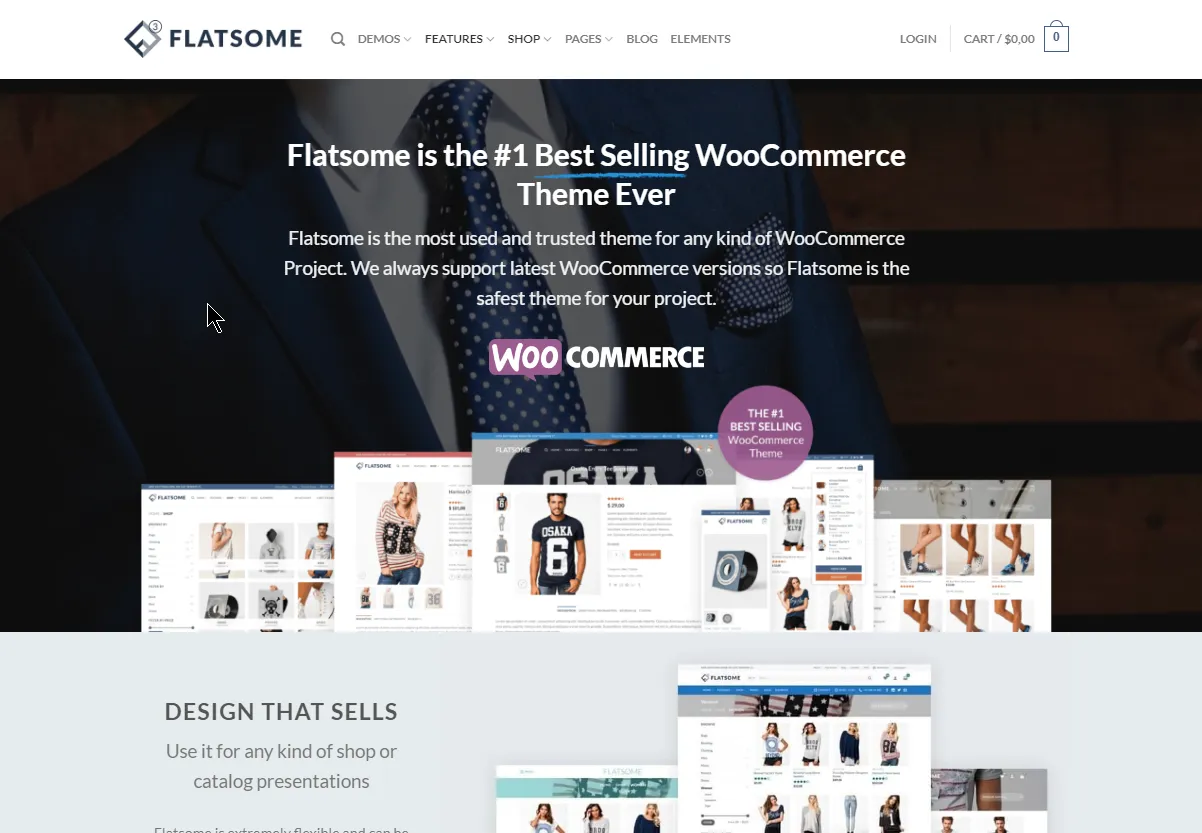 Flatsome tích hợp sẵn WooCommerce