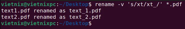 Rename file theo từng ký tự