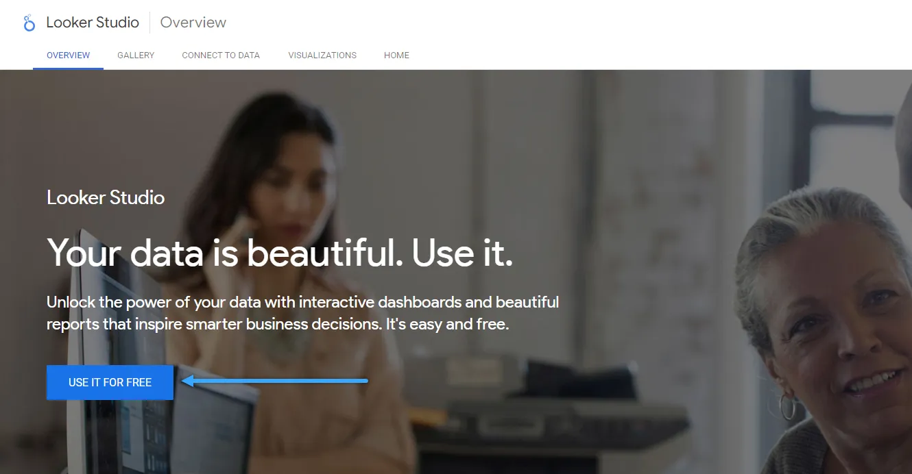 Truy cập Google Data Studio (nay là Looker Studio)