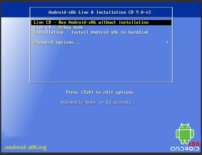 Cài đặt Android-x86 trên Linux