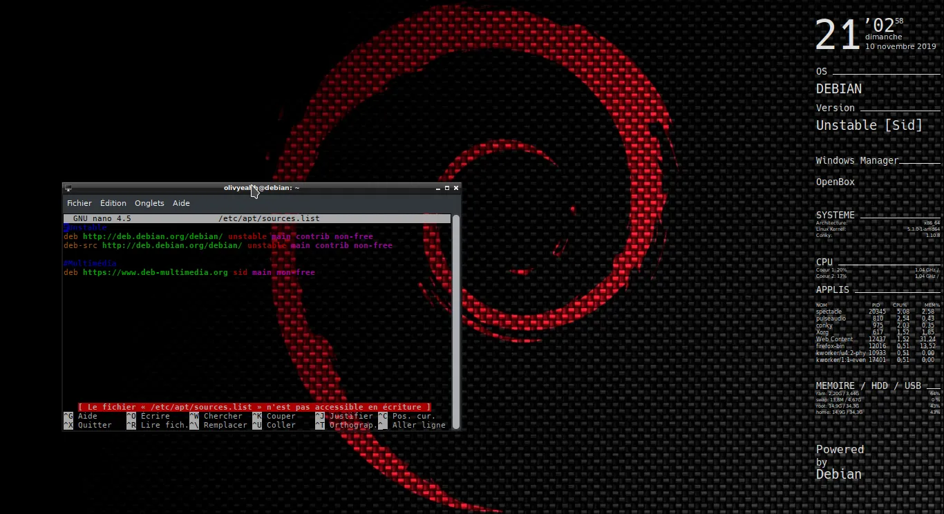 Phiên bản Debian Unstable
