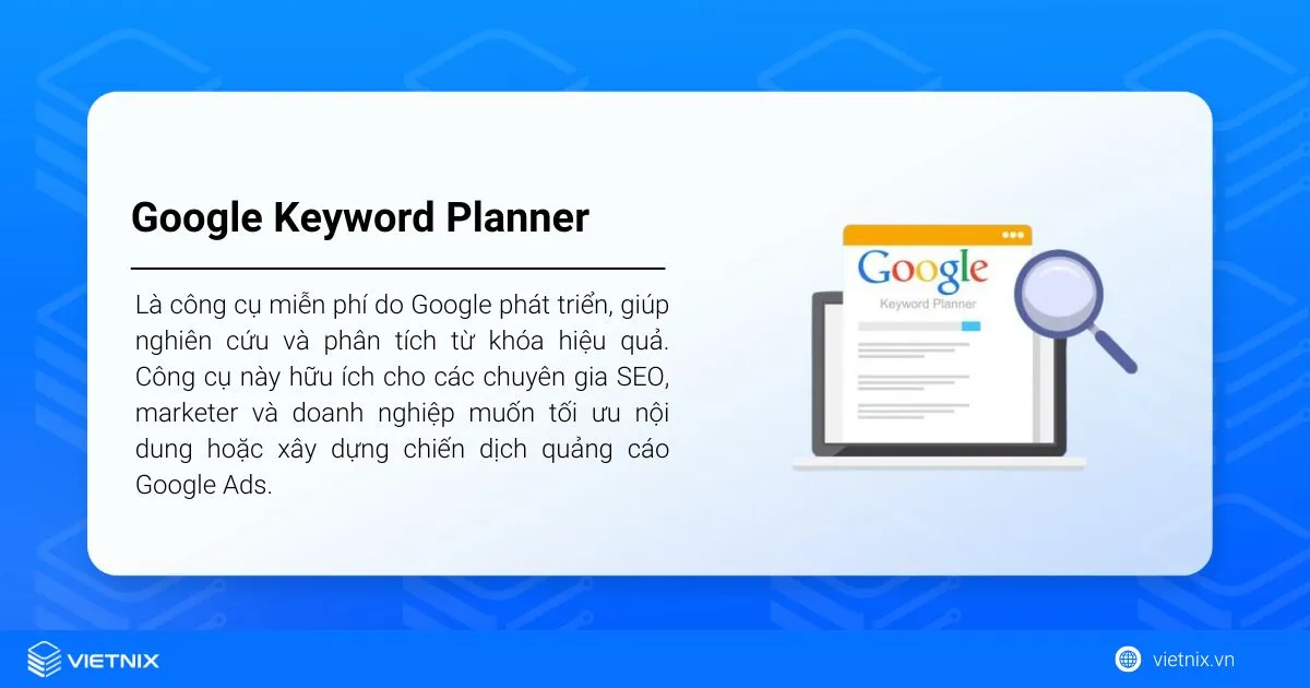 Google Keyword Planner là gì?
