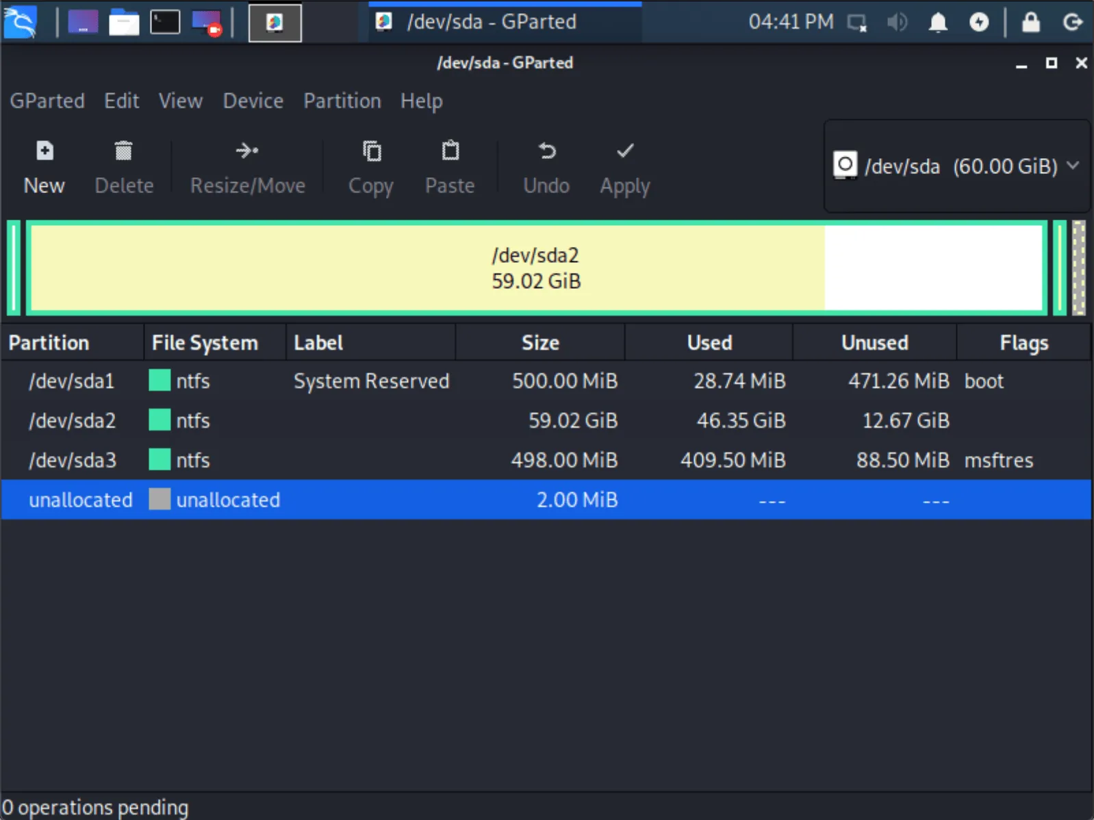 Hướng dẫn cài Kali Linux chạy song song với Windows 10 31 Chỉnh sửa phân vùng ổ cứng