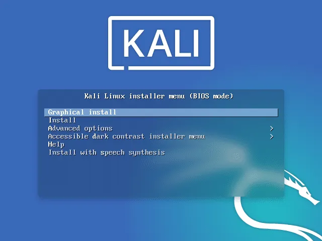 Hướng dẫn cài Kali Linux chạy song song với Windows 10 33 Chọn cài OS có giao diện hoặc CLI