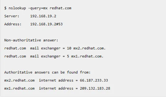 Mail Exchange Record