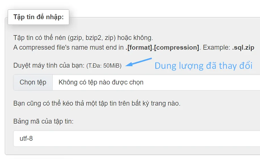 Kiểm tra kết quả sau khi thay đổi