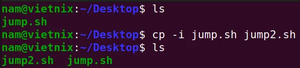 Xác nhận trước khi copy file