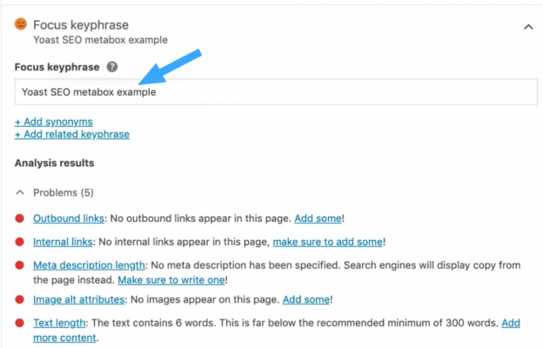 Thêm từ khóa chính