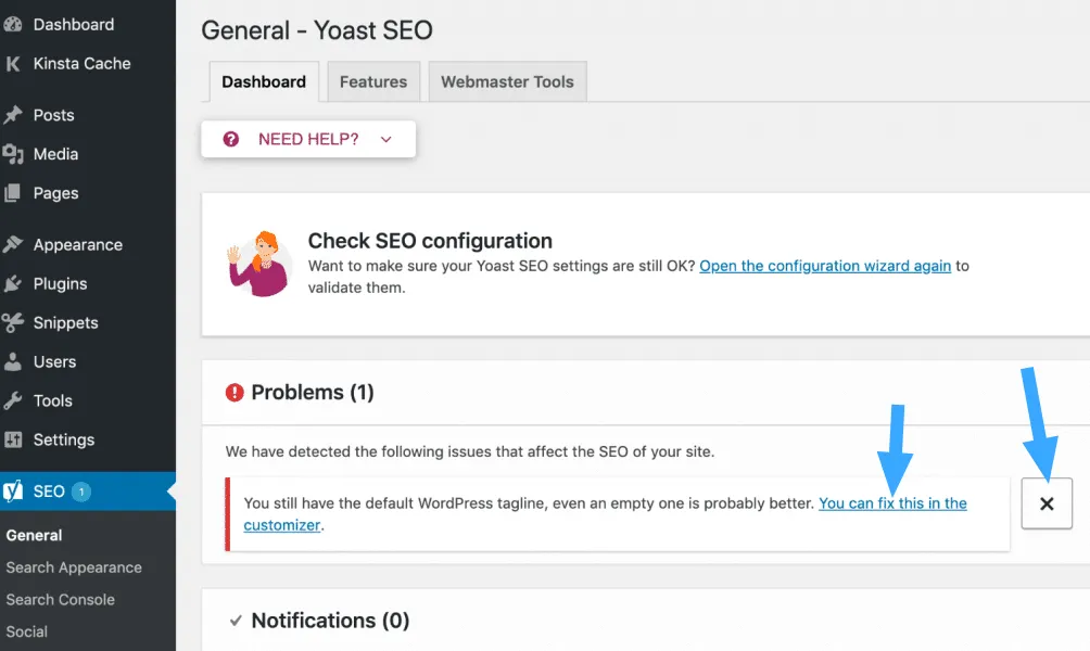 Khám phá Dashboard trong Yoast SEO