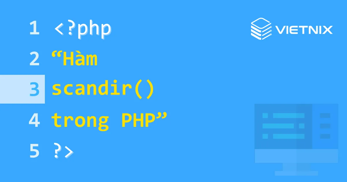 Tổng hợp về hàm scandir() trong PHP 5 Hàm scandir() trong PHP trả về một mảng chứa tên của các file và thư mục trong thư mục đã chỉ định