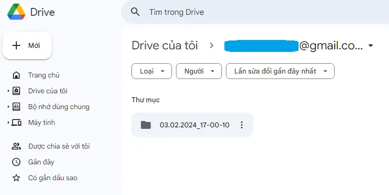 Backup dữ liệu website trên CyberPanel lên GoogleDrive