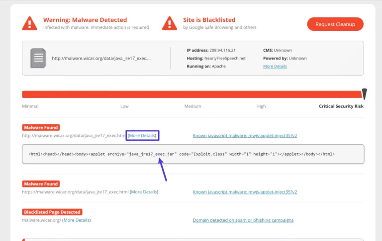 Sucuri SiteCheck