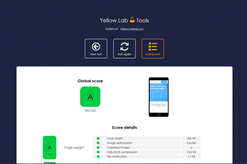 Công cụ Yellow Lab Tools