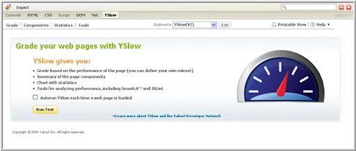 Công cụ YSlow
