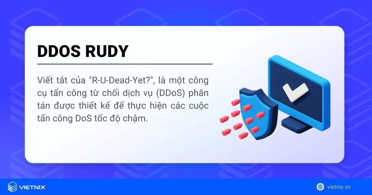 Tìm hiểu về DDoS RUDY