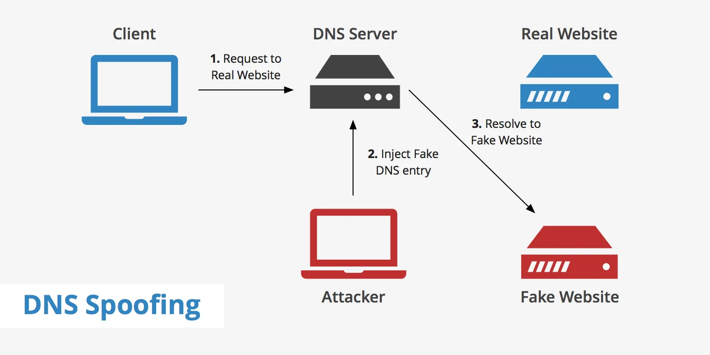 DNS spoofing/cache poisoning