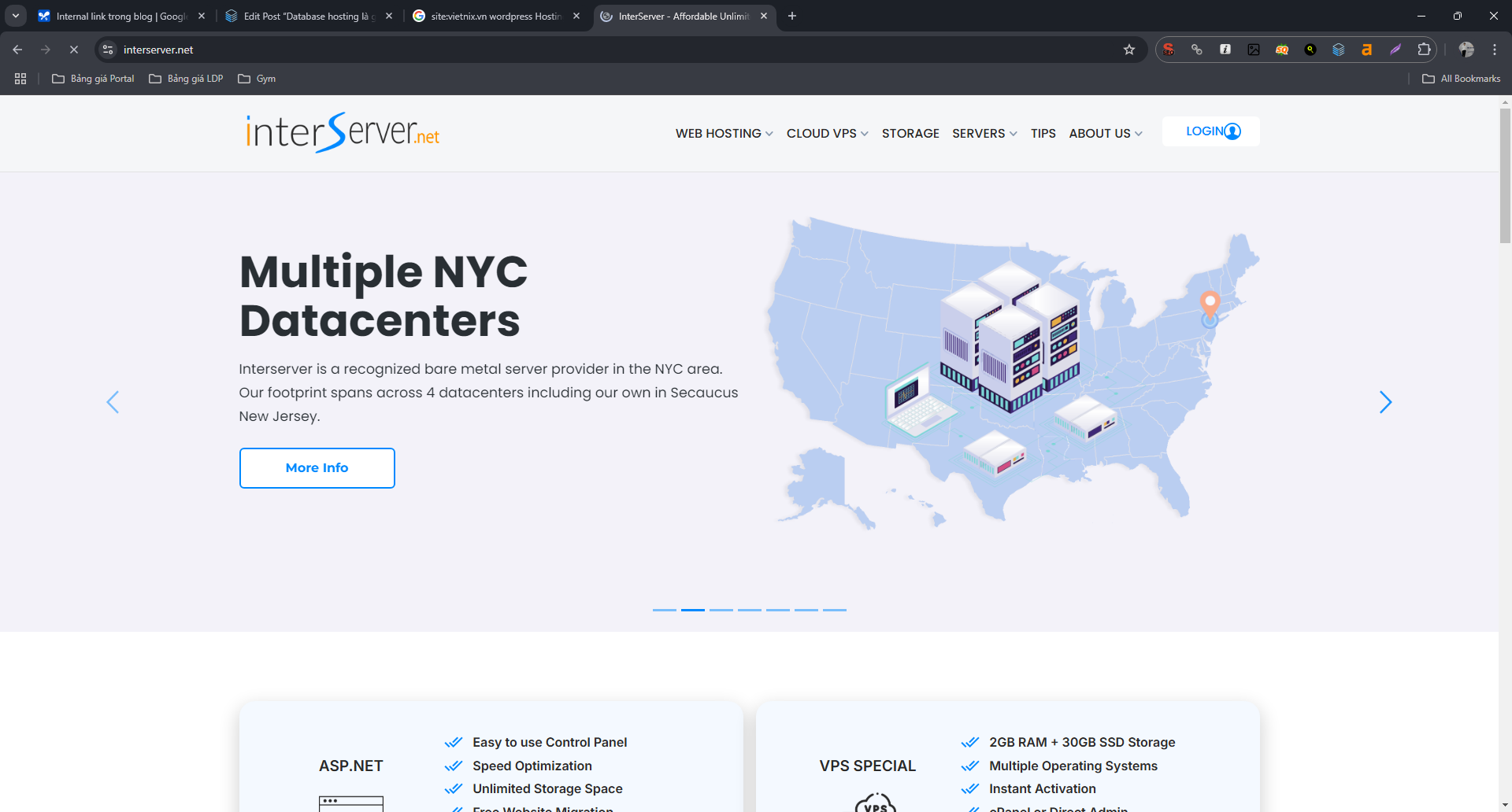 InterServer là một nhà cung cấp dịch vụ hosting hàng đầu với kinh nghiệm hoạt động hơn 24 năm trong ngành