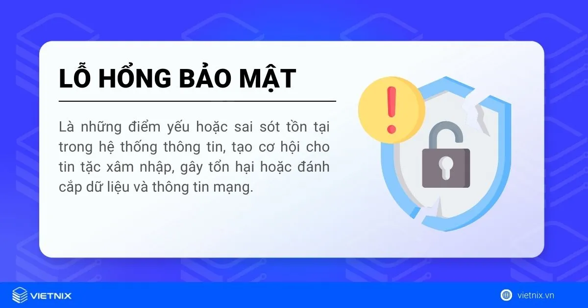 Lỗ hổng bảo mật là gì?
