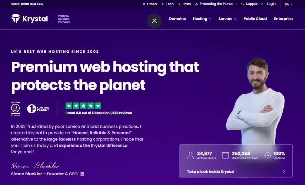 Nhà cung cấp dịch vụ hosting Krystal Hosting