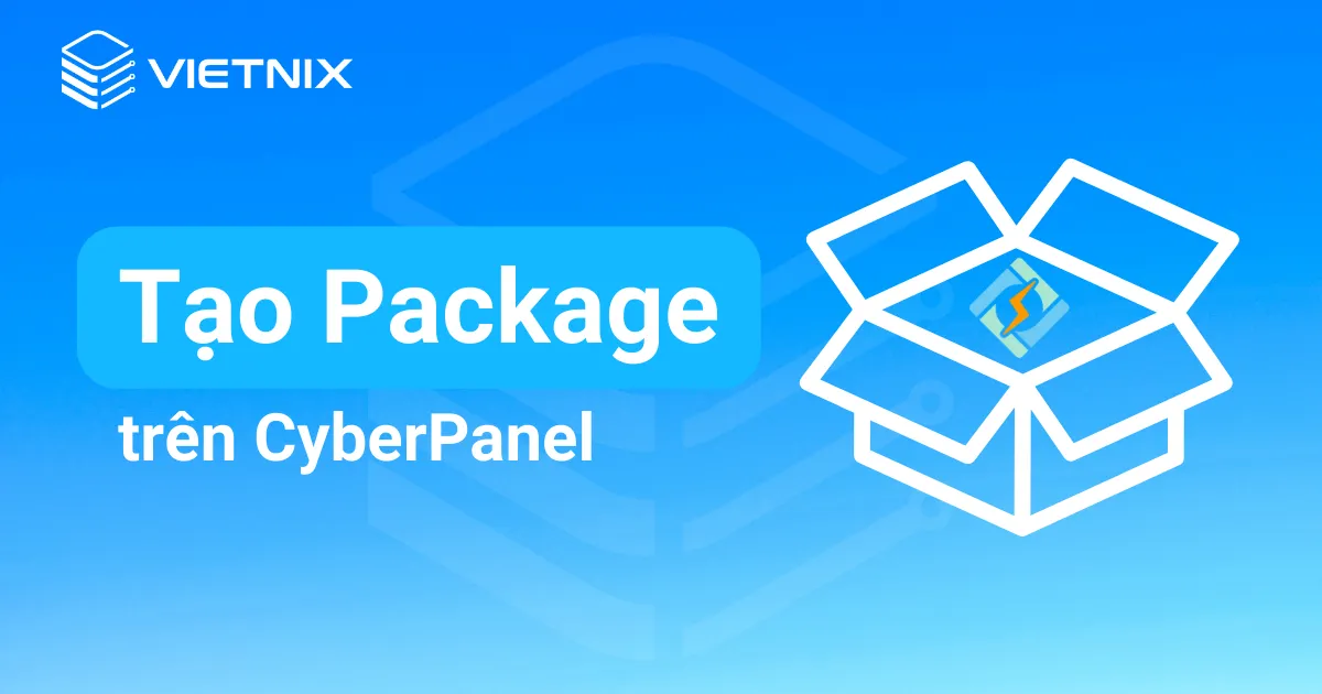 tạo package trên cyberPanel