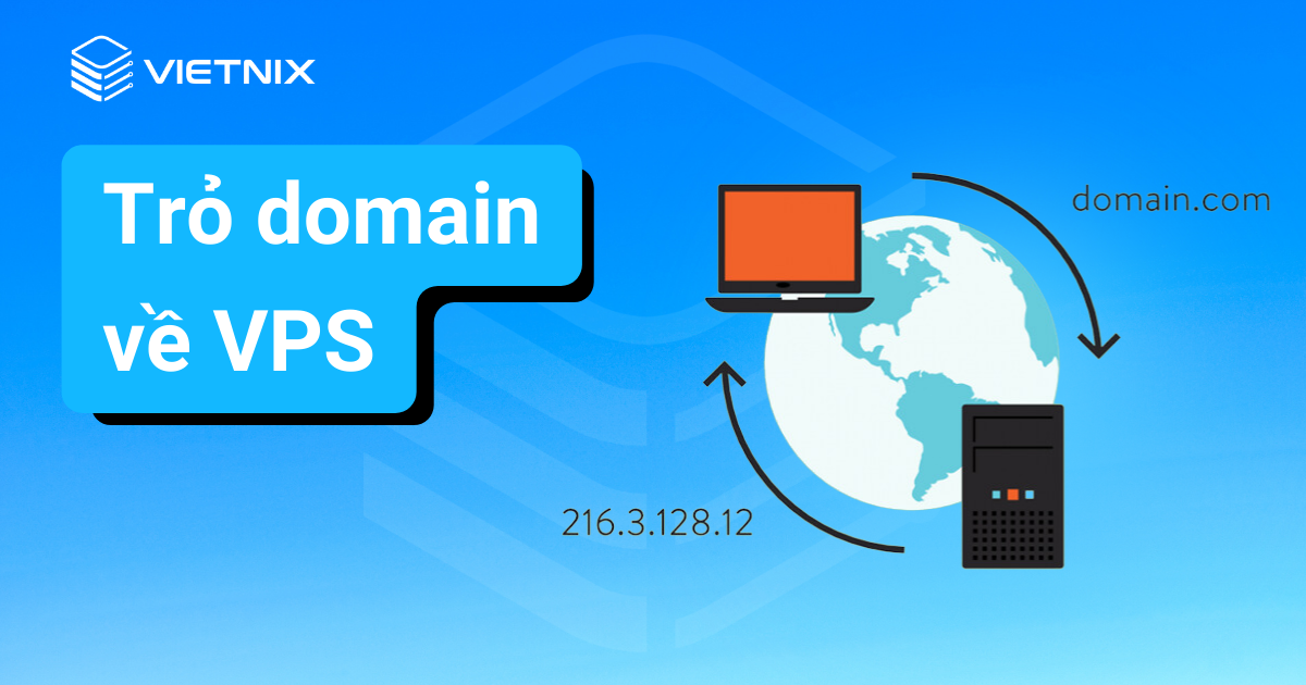 trỏ domain về vps