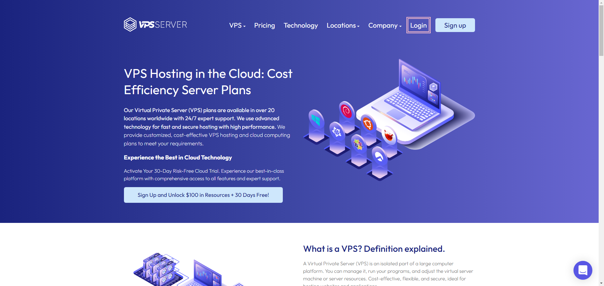 VPSServer.com là công ty cung cấp dịch vụ lưu trữ đám mây chất lượng cao