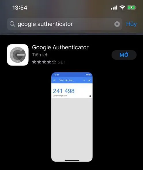 Cài đặt Google Authenticator