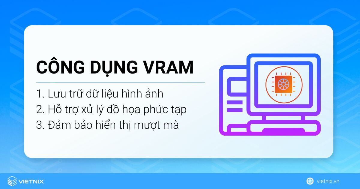 Công dụng của VRAM