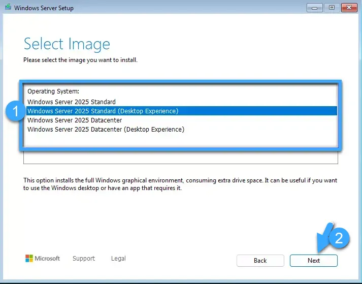 Lựa chọn phiên bản Windows Server 2025 phù hợp