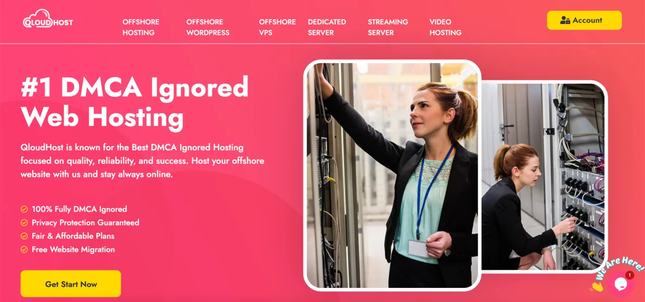 Thông tin chi tiết về dịch vụ lưu trữ DMCA Ignored Hosting đảm bảo an toàn 44 Tính năng nổi bật Qloudhost