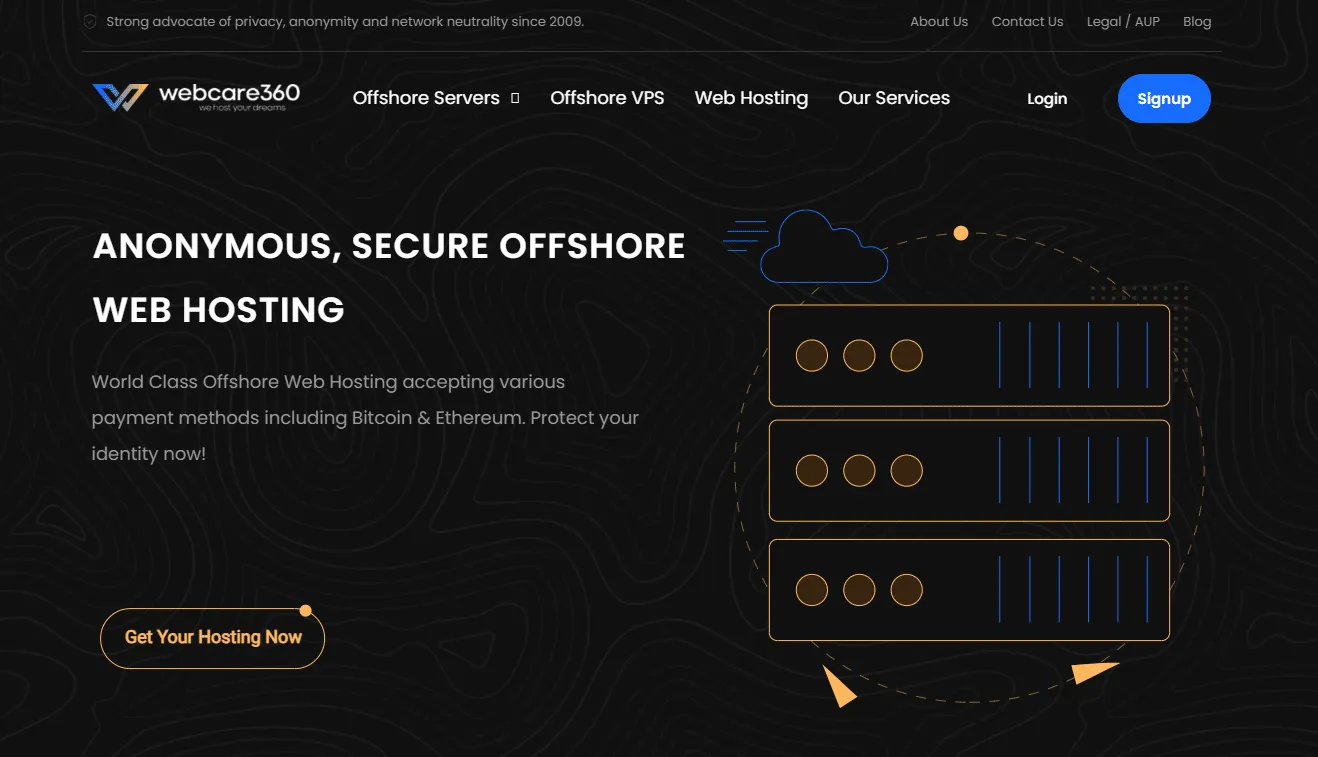 Thông tin chi tiết về dịch vụ lưu trữ DMCA Ignored Hosting đảm bảo an toàn 54 Tính năng nổi bật của Webcare360
