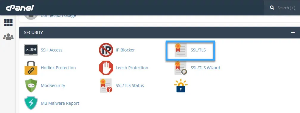 Truy cập cPanel