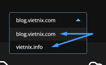 Chọn domain
