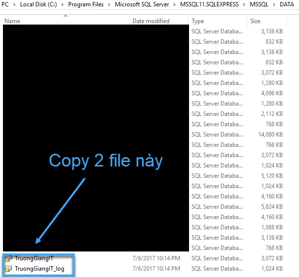 Copy 2 file Database
