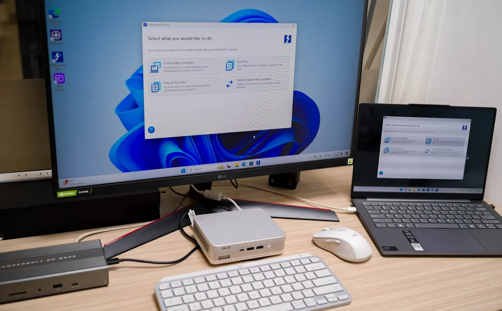 Các linh kiện hỗ trợ Thunderbolt Share