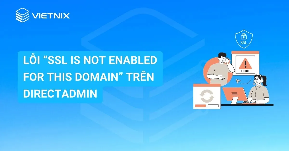 loi SSL is not enabled for this domain tren DirectAdmin