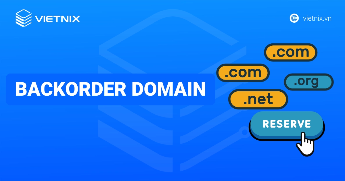 Backorder Domain là gì? Cách chọn dịch vụ giữ chỗ tên miền uy tín
