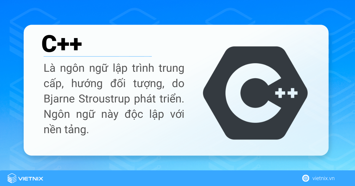 So sánh Python vs C++ 8 C++ là một ngôn ngữ lập trình đa năng, biên dịch, kiểu tĩnh, đa mô hình (multi-paradigm)