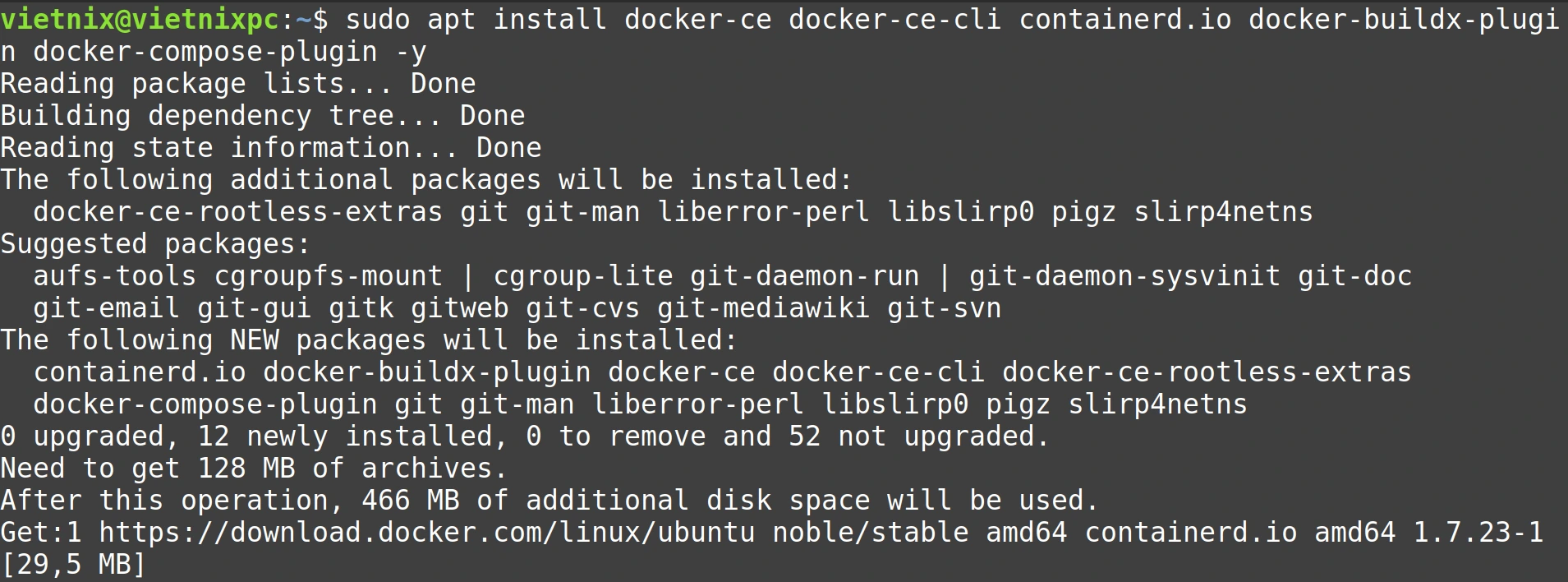 cài đặt Docker