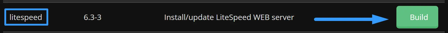 Tiến hành cài đặt Litespeed trên DirectAdmin