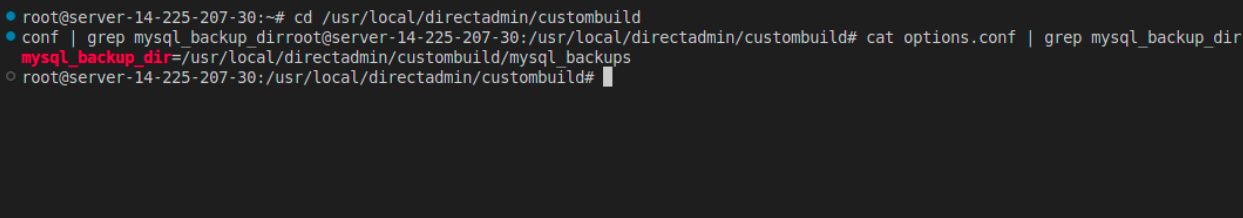 cách nâng MySQL trên DirectAdmin