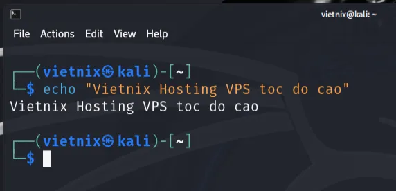 Công cụ terminal trong Kali Linux