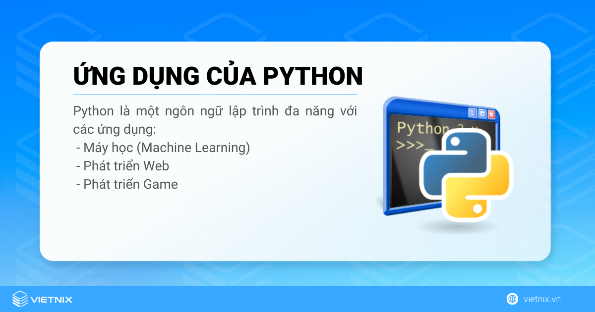 Ứng dụng của Python