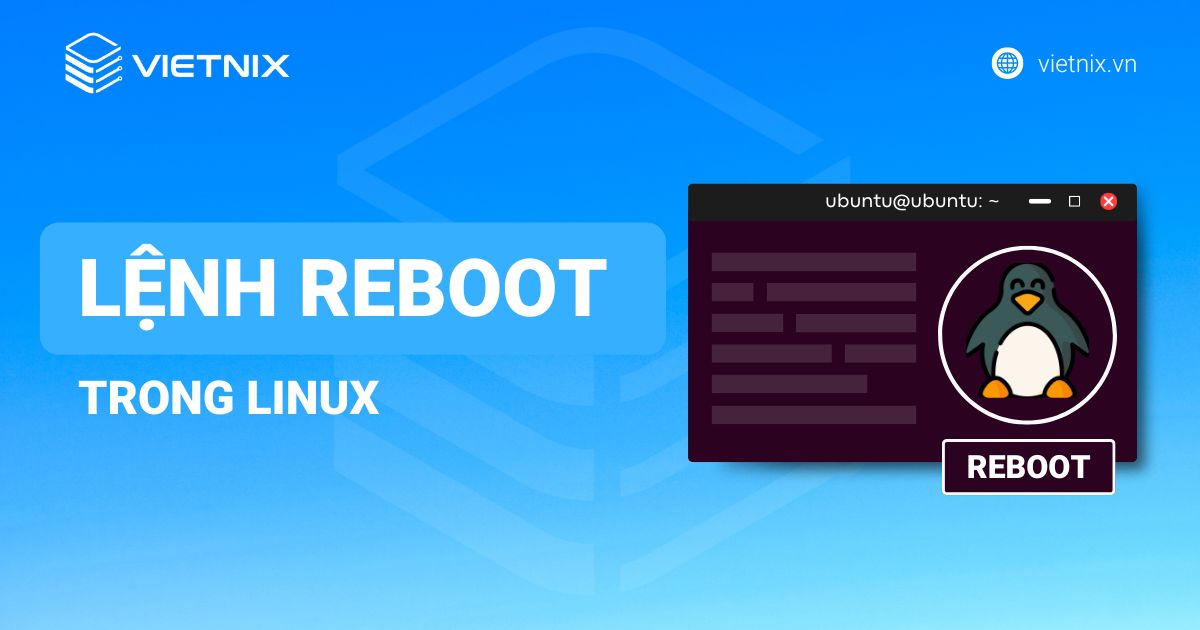 lệnh reboot trong linux