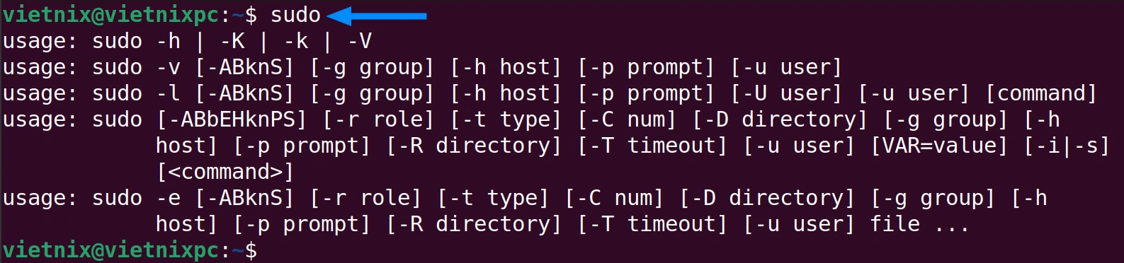 Cách cài đặt lệnh sudo trong Linux