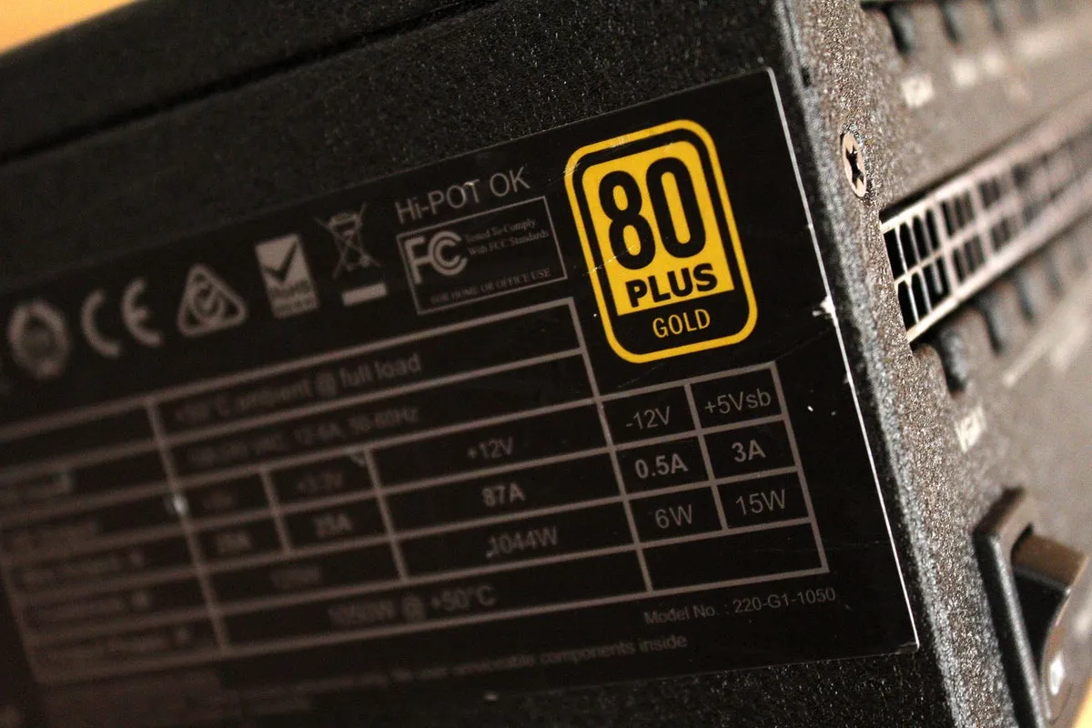 Các công suất của PSU