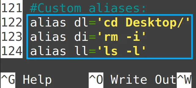Tạo một alias vĩnh viễn trong Linux