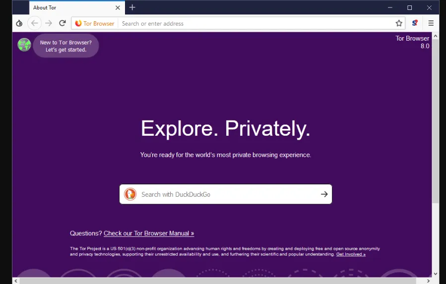 Dùng trình duyệt Tor để thay đổi địa chỉ IP
