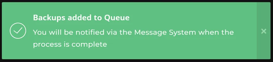 5 bước backup dữ liệu DirectAdmin lên Google Drive 59 thong bao dang tien hanh